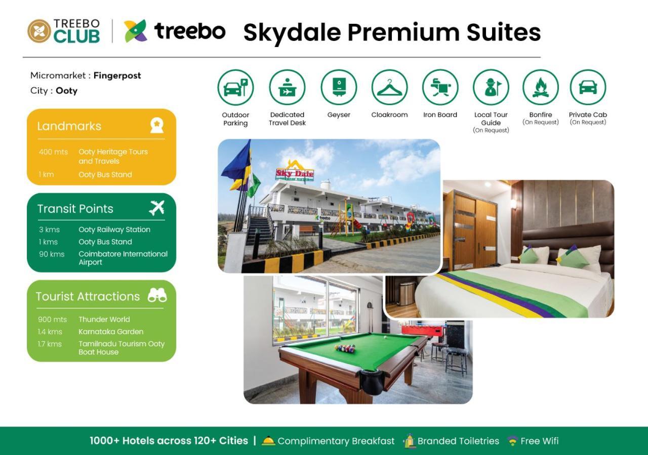Treebo Skydale Premium Suites, 1500 Mtrs From Ooty Lake Exterior foto